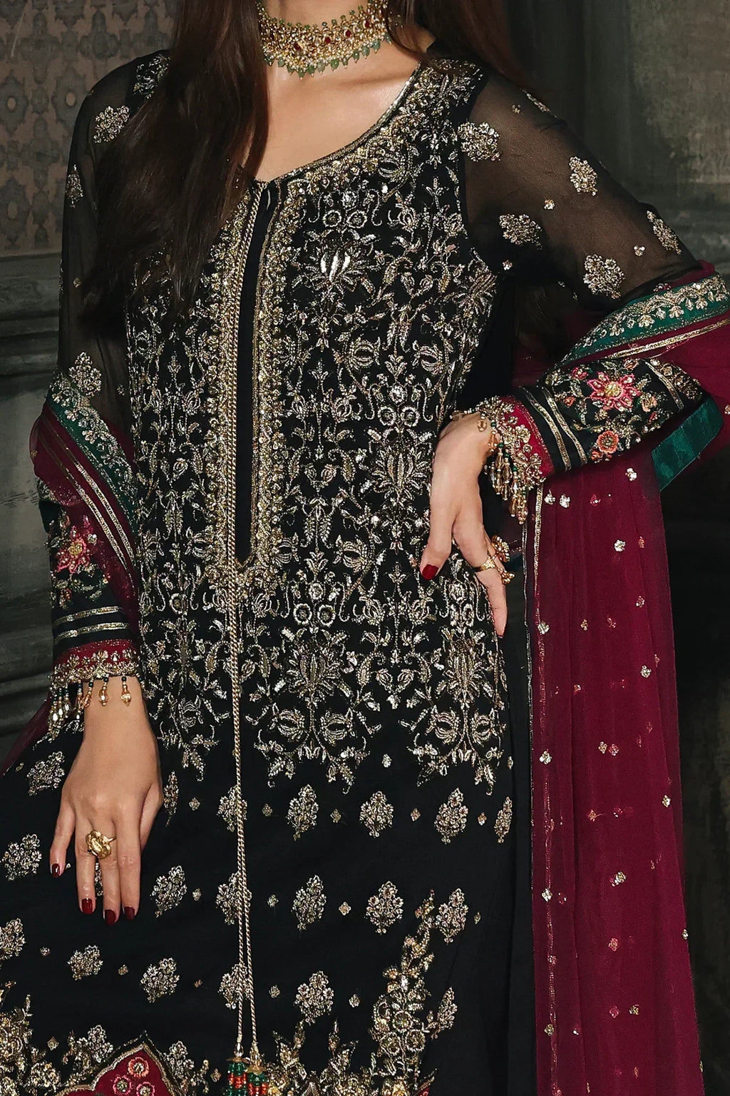 Designer Suit  4-PC  Luxury Collection Ready To Wear